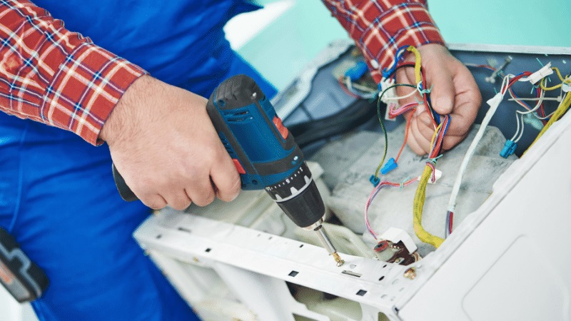 Soma Bosch Bosch çamaşır makinesi kart tamiri – Su almama arızası orijinal parça ile giderildi. - Teknik servis örneği